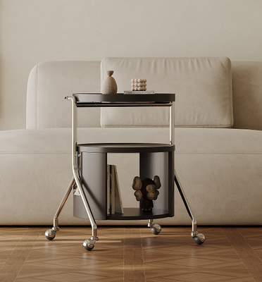 Unieke metalen huis tafel ronde vorm kantoor en café decoratieve tafel