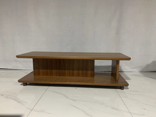 Lichte Luxe Moderne Noord-Amerikaanse Zwarte Walnoot Koffietafel Huis Meubelen Koffietafel voor de woonkamer