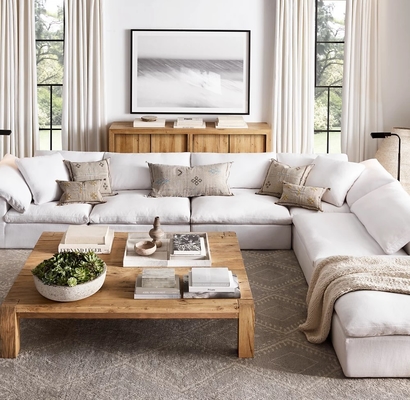 Conjunto de móveis de mesa de café modernos personalizáveis para sala de estar em vários tamanhos e cores da Newland Furniture