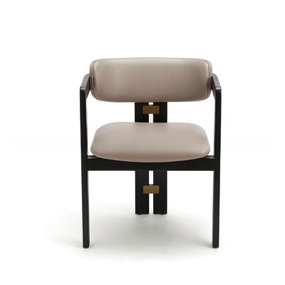 Ghế tay gỗ hồng hiện đại màu nâu 30 inch với đệm bọt