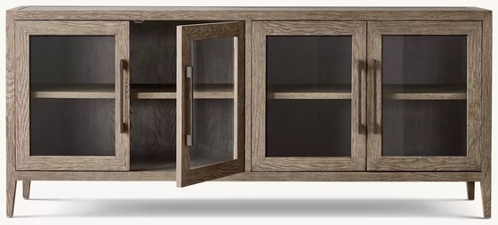 Tavolo con console funzionale per camera da letto moderna con tetto di pietra sinterizzata