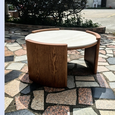 Phòng khách Solid Wood Modern Coffee Table 1000x1000x450mm